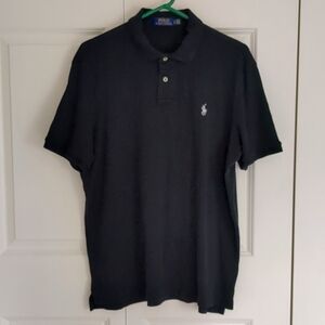 POLO Men's Large Black Polo